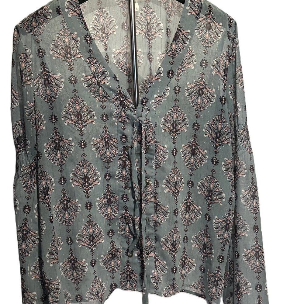Maurices Sheer Floral Blouse